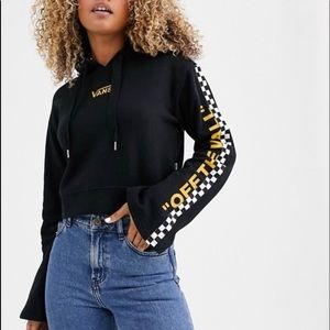 Vans Elevated Split black Cropped Hoodie Women’s